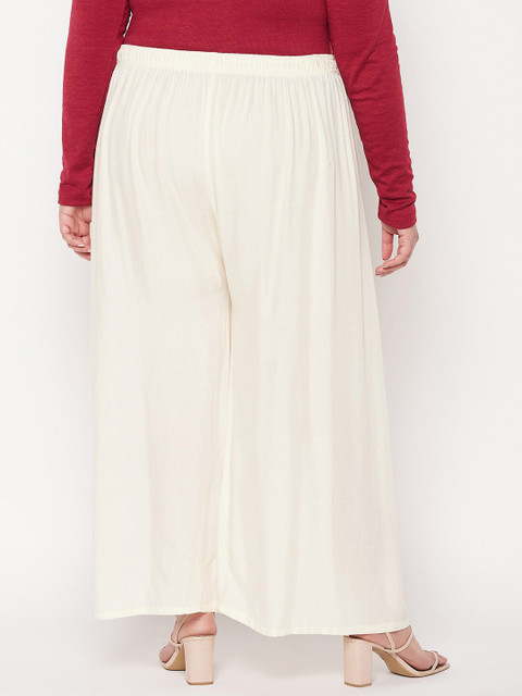 CLORA CREATION PLUS Women Pack Of 2 Straight Fit Palazzos - Image 4