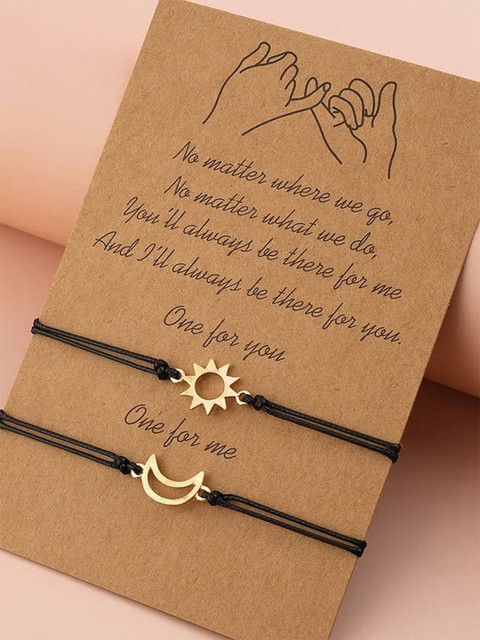 EL REGALO Set Of 2 Wraparound Bracelets