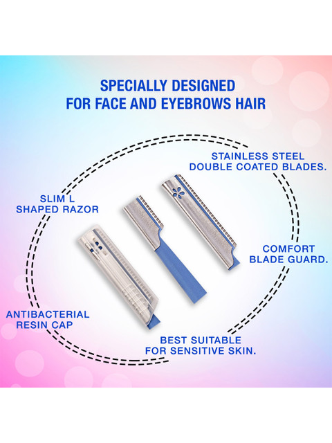 KAI Women Pack of 5 Face Razor - Image 5