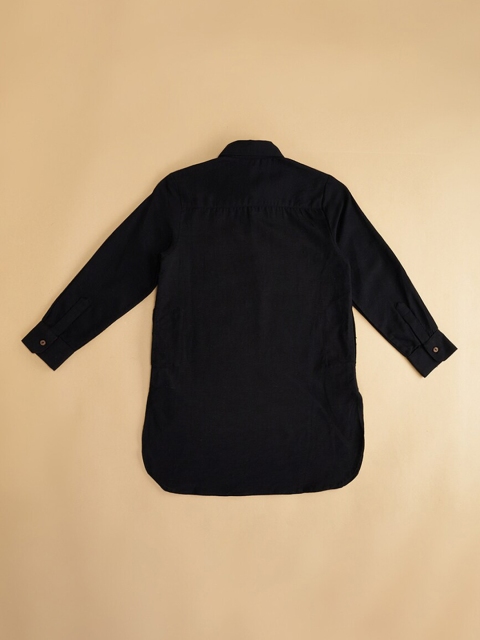indus route by Pantaloons Boys Pure Cotton Pathani Kurta - Image 3