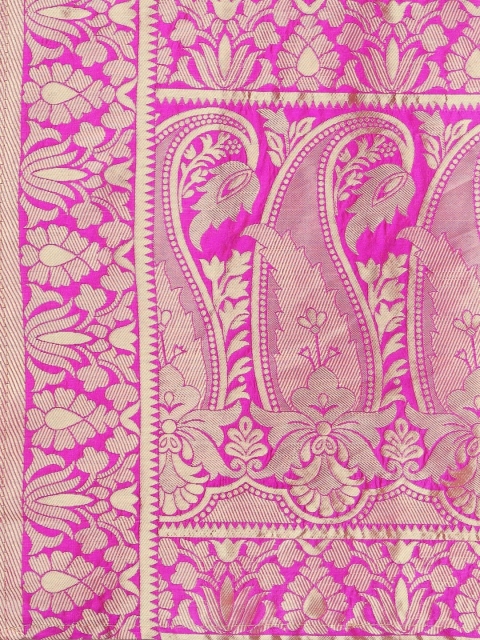 PURVAJA Woven Design Ready to Wear Lehenga & Unstitched Blouse With Dupatta - Image 4