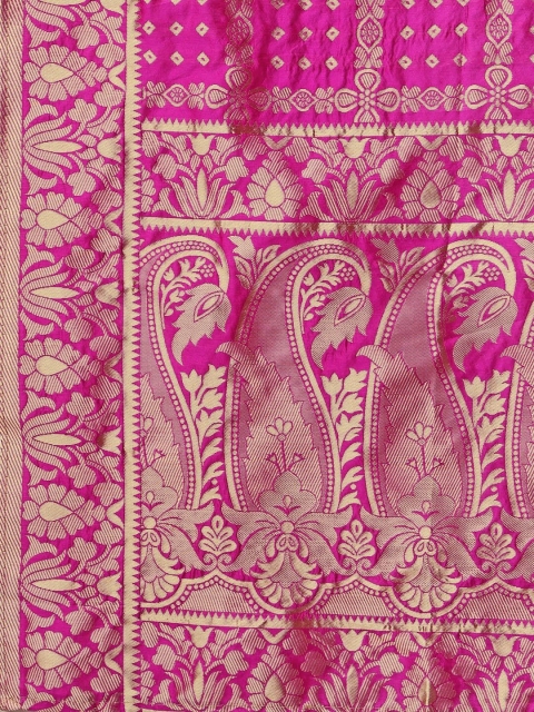 PURVAJA Ready to Wear Lehenga & Unstitched Blouse With Dupatta - Image 4