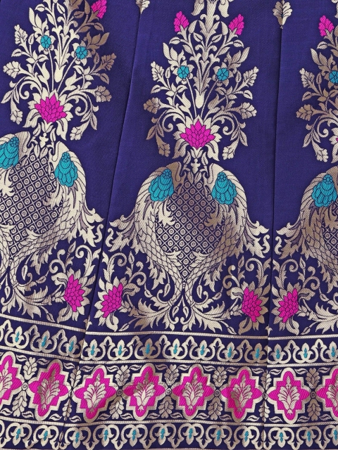 PURVAJA Ready to Wear Lehenga & Unstitched Blouse With Dupatta - Image 3