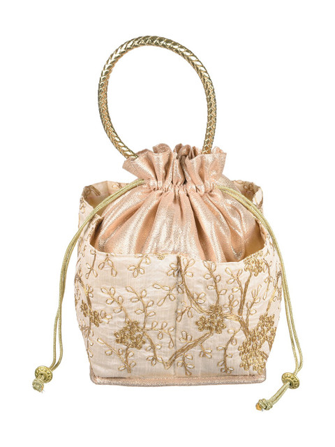 Kuber Industries Pack Of 2 Ethnic Motifs Embroidered Potli - Image 3