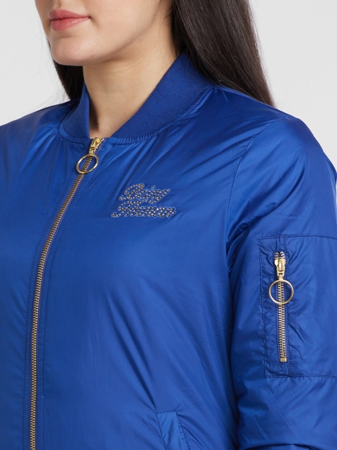 Being Human Women Blue Bomber Jacket - Image 2