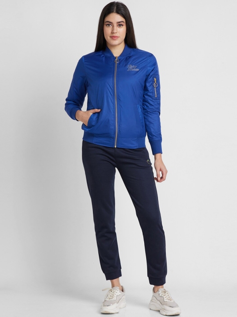 Being Human Women Blue Bomber Jacket - Image 5