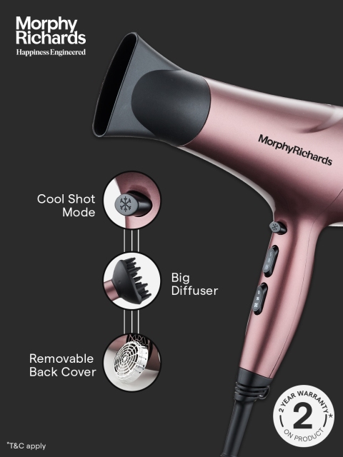 Morphy Richards Stylist Care HD222DC 2200W Hair Dryer - Brown - Image 5