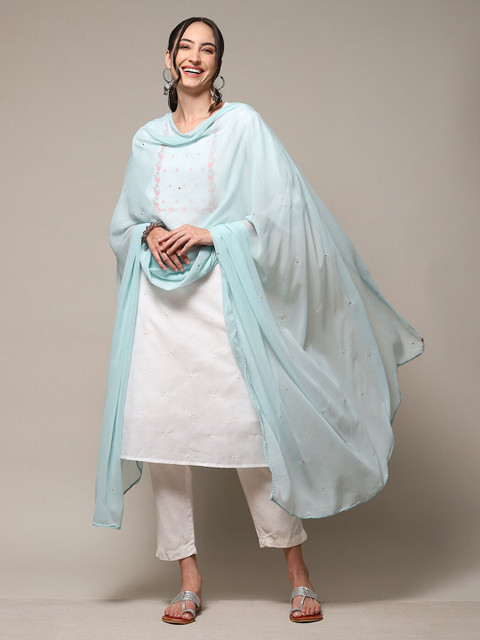 Biba Sequinned Embroidered Dupatta