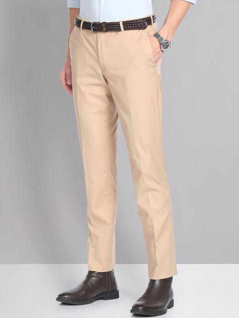 AD By Arvind Men Slim Fit Twill Formal Trousers - Image 2