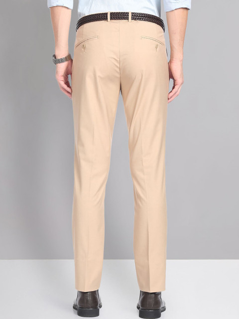AD By Arvind Men Slim Fit Twill Formal Trousers - Image 4