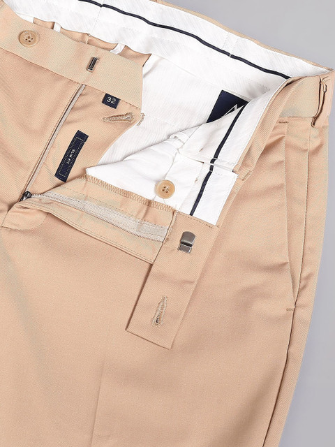 AD By Arvind Men Slim Fit Twill Formal Trousers - Image 6