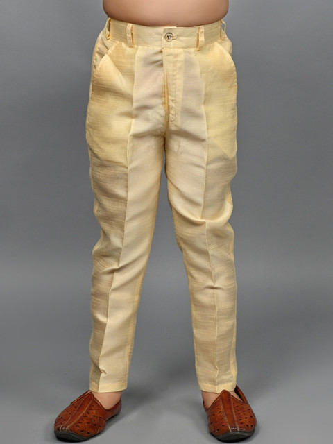 ahhaaaa Boys Embroidered Indo-Western Sherwani Set - Image 7