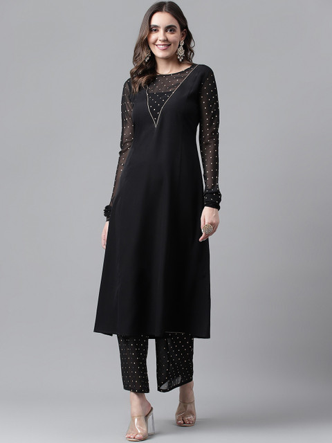 FIORRA Yoke Design Kurta with Palazzos