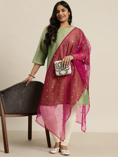Sztori Embroidered Sequinned Dupatta