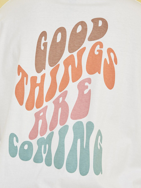 Styli Plus Size Typography Printed Cotton T-Shirt - Image 2