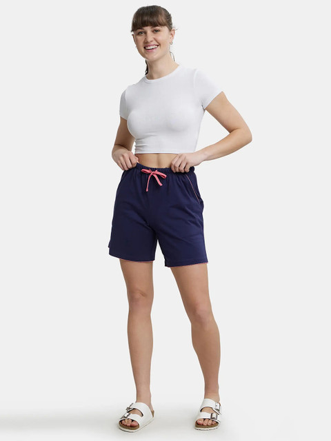 Jockey Super Combed Cotton Relaxed Fit Sleep Shorts-RX72 - Image 5