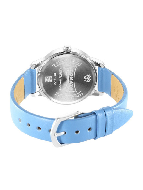 Sonata Splash Quartz Analog With Silver Dial Watch For Women - Ns8178sl01 - Image 4