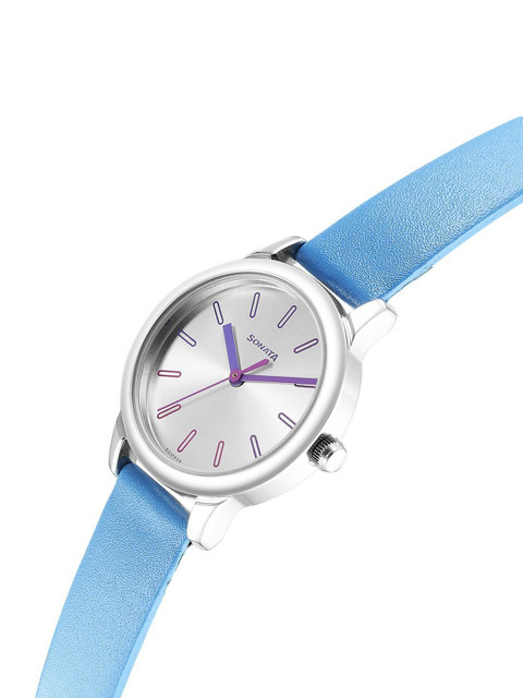 Sonata Splash Quartz Analog With Silver Dial Watch For Women - Ns8178sl01 - Image 3