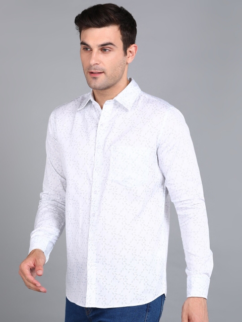 ZNX Clothing Premium Floral Printed Cotton Formal Shirt - Image 3