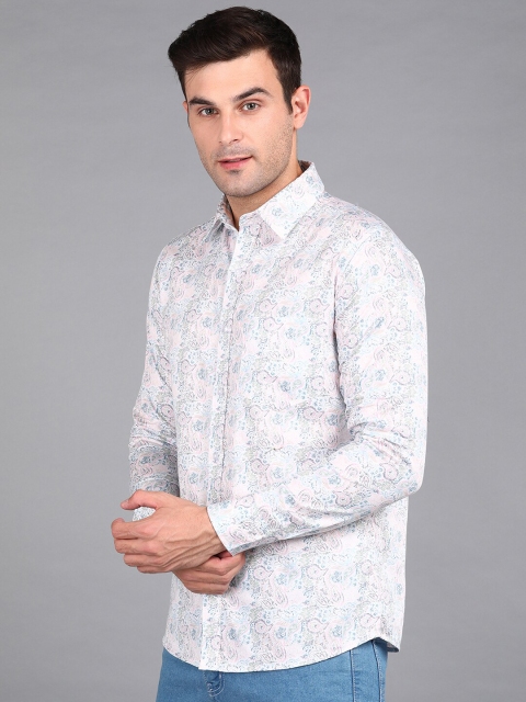ZNX Clothing Premium Floral Printed Cotton Formal Shirt - Image 3