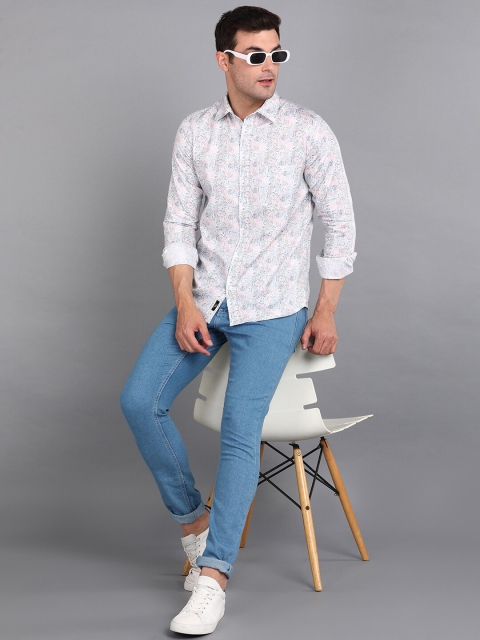 ZNX Clothing Premium Floral Printed Cotton Formal Shirt - Image 5