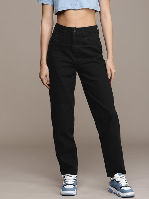 The Roadster Life Co. Women Slouchy Fit High-Rise Stretchable Jeans