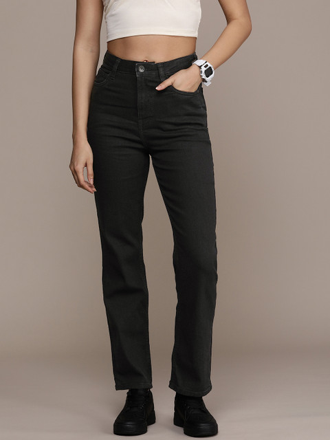 The Roadster Life Co. Women Straight Fit Stretchable Jeans