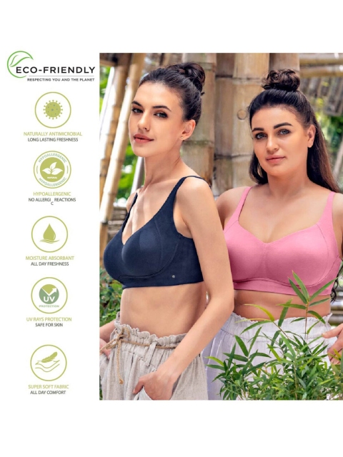Enamor Padded Non-Wired Full Coverage Ultimate Softness Bamboo Cotton T-Shirt Bra - Image 5