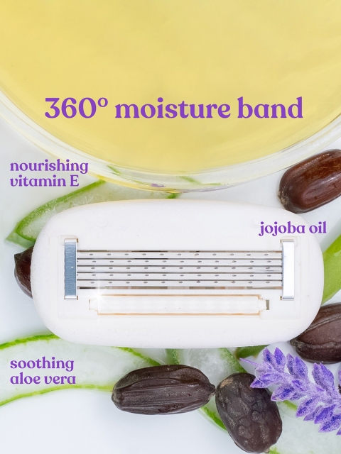 BOMBAE Rollplay Mini Hair Removal Razor with Roller - Purple - Image 5