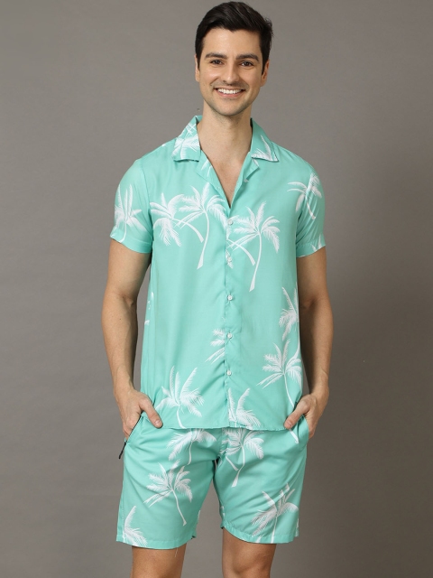 Bushirt Tropical Printed Night suit - Image 4