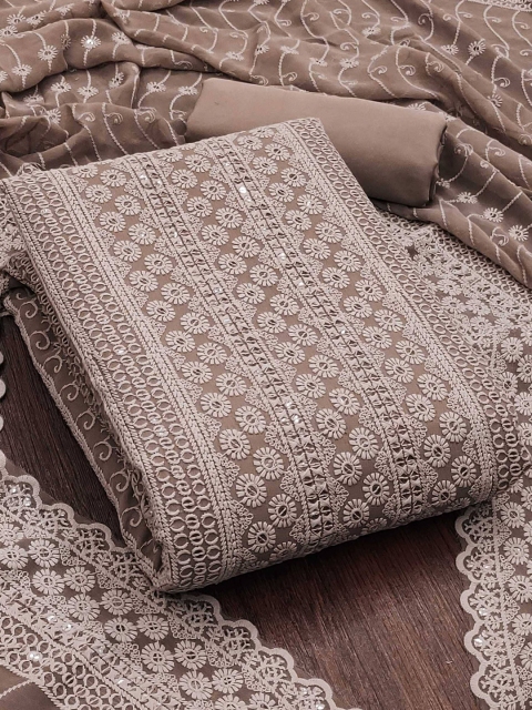 KALINI Embroidered Unstitched Dress Material