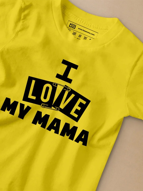 BE AWARA Kids Typography Printed Round Neck Cotton T-Shirt - Image 3