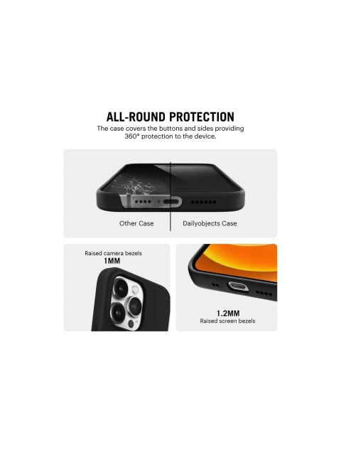 DailyObjects iPhone 14 Pro MagSafe Flekt Silicone Impact Resistant Back Case - Image 5