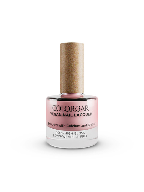 Colorbar Joyful Tone High Gloss Vegan Nail Lacquer with Biotin 8ml - Sugar Doe 11