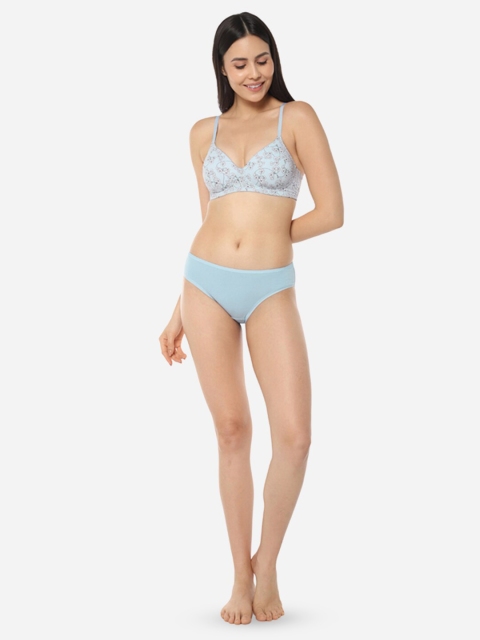 Amante Printed Lightly Padded All Day Comfort Non-Wired Seamless T-Shirt Cotton Bra - Image 4