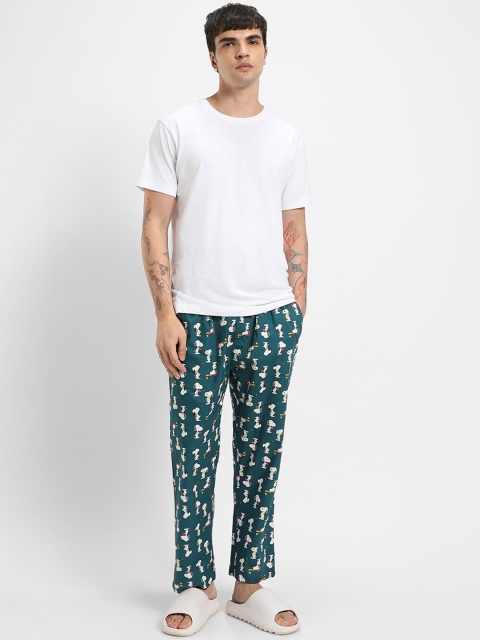 Bewakoof Blue All Over Printed Pyjamas - Image 5