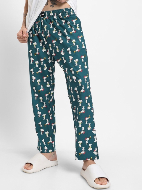 Bewakoof Blue All Over Printed Pyjamas - Image 2