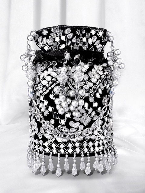 Peora Embellished Potli Clutch