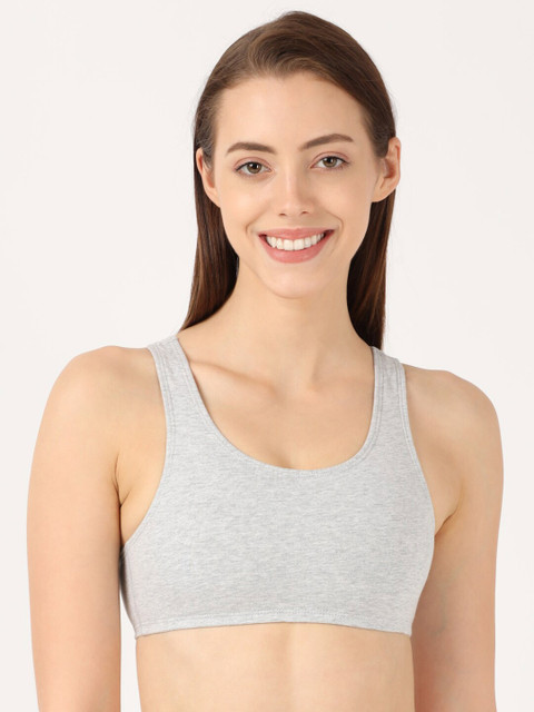 Jockey Super Combed Cotton Stretch Slip On Bra With StayFresh Treatment-1582