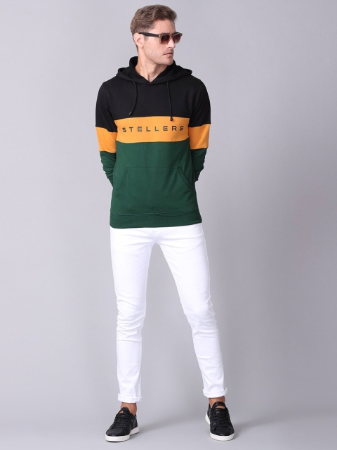 STELLERS Colourblocked Full Sleeve Hooded Sweatshirt - Image 6