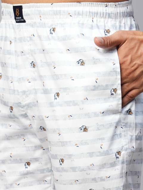 URBAN SCOTTISH Men Printed Cotton Lounge Pants - Image 6