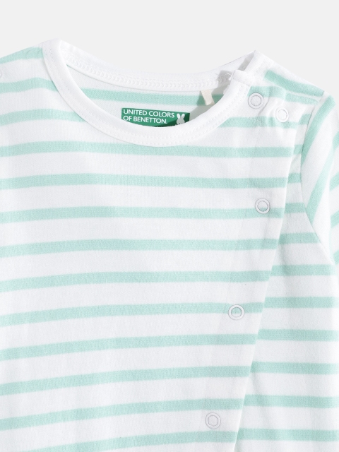 United Colors of Benetton Infant Boys Pack of 2 Pure Cotton Rompers - Image 7