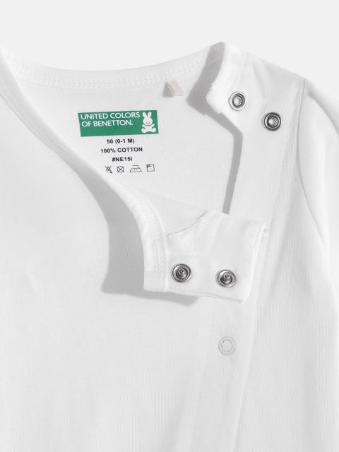 United Colors of Benetton Infant Boys Pack of 2 Pure Cotton Rompers - Image 4