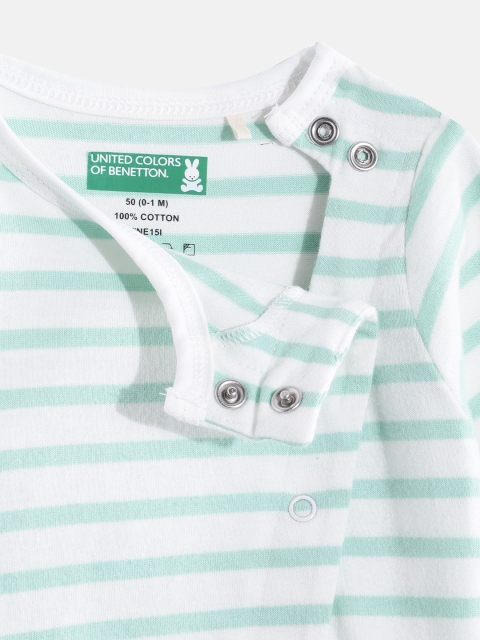 United Colors of Benetton Infant Boys Pack of 2 Pure Cotton Rompers - Image 8