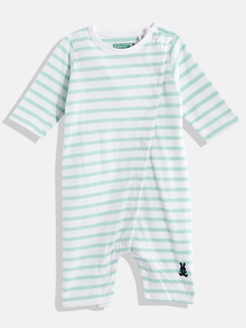 United Colors of Benetton Infant Boys Pack of 2 Pure Cotton Rompers - Image 6