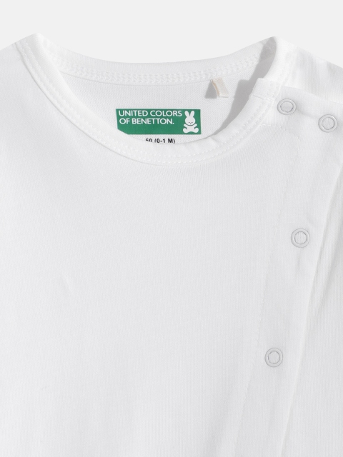United Colors of Benetton Infant Boys Pack of 2 Pure Cotton Rompers - Image 3