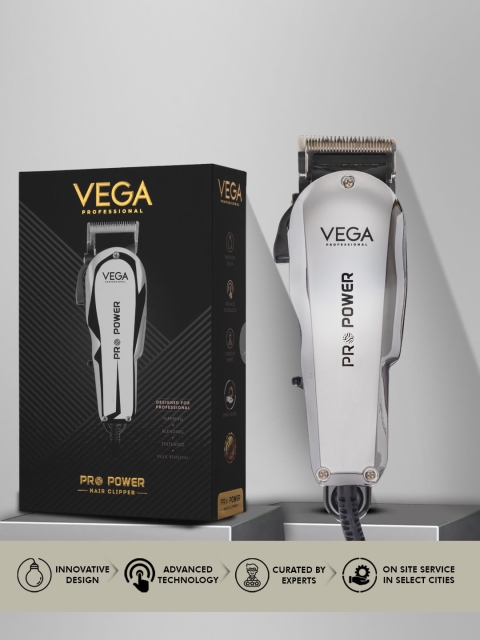 VEGA PROFESSIONAL VPMHC-02 Pro Power Corded Taper Blade Hair Clipper - White - Image 7