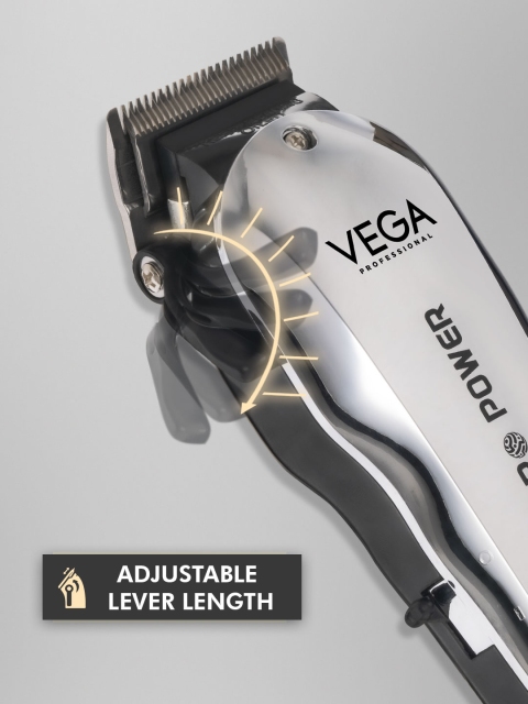 VEGA PROFESSIONAL VPMHC-02 Pro Power Corded Taper Blade Hair Clipper - White - Image 5