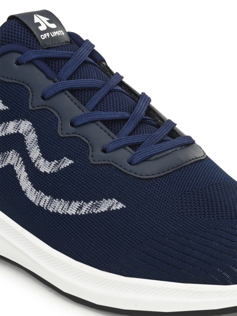 OFF LIMITS Men Textured Mesh Non-Marking Running Shoes - Image 6