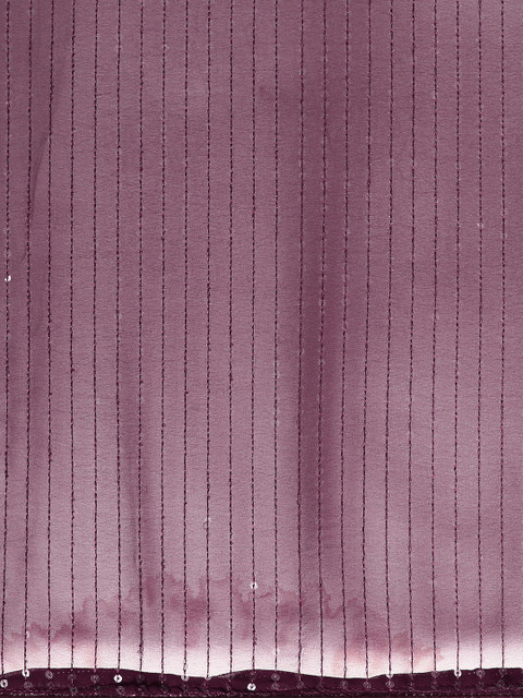 HERE&NOW Embellished Sequinned Ready to Wear Saree - Image 4